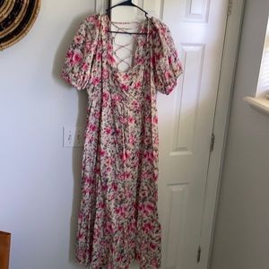 Floral maxi dress